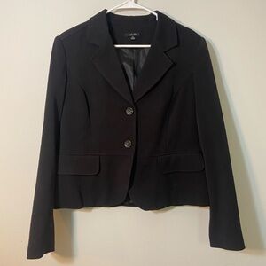 Women's Rafaella Black blazer size 12 Button front
